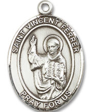 St. Vincent Ferrer Medal and Necklace