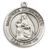 Madonna Del Ghisallo Round Medal and Necklace
