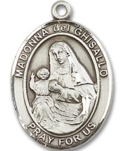 St. Madonna Del Ghisallo Medal and Necklace