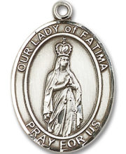 Our Lady Of Fatima Medal and Necklace