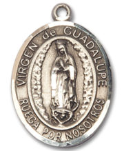 Santa Teresita Medal and Necklace Spanish