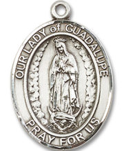 Our Lady Of Guadalupe Medal and Necklace