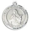 St. Maria Goretti Round Medal and Necklace