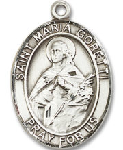 St. Maria Goretti Medal and Necklace