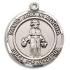 St. Nino De Atocha Round Medal and Necklace Spanish