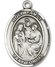 Holy Family Medal and Necklace