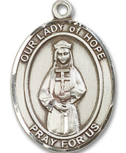 Our Lady Of Hope Medal and Necklace