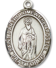 St. Bartholomew The Apostle Medal and Necklace
