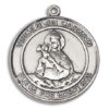 Virgen Del Carmen Round Medal and Necklace