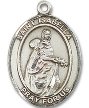 St. Isabella Of Portugal Medal and Necklace