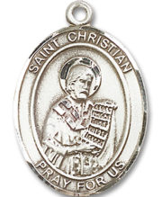 St. Christian Demosthenes Medal and Necklace