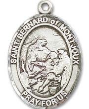 St. Bernard Of Montjoux Medal and Necklace