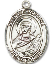 St. Perpetua Medal and Necklace