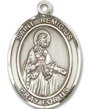 St. Remigius Of Reims Medal and Necklace