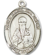 St. Basil The Great Medal and Necklace