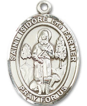 St. Isidore The Farmer Medal and Necklace