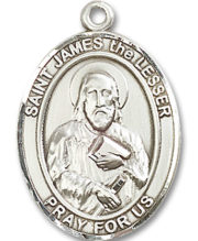 St. James The Lesser Medal and Necklace