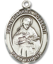 St. Gabriel Possenti Medal and Necklace