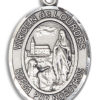 Virgen Del Lourdes Medal and Necklace