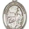 Our Lady Of Lourdes Medal and Necklace