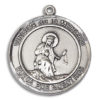 Virgen De La Merce Round Medal and Necklace