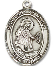 Our Lady Of Mercy Medal and Necklace