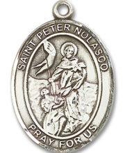 St. Peter Nolasco Medal and Necklace