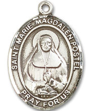 Marie Magdalen Postel Medal and Necklace