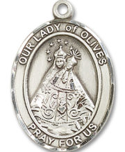 Our Lady Of Olives Medal and Necklace