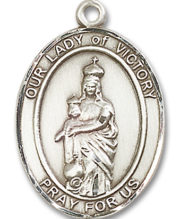 Our Lady Of Victory Medal and Necklace