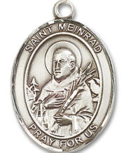 St. Meinrad Of Einsideln Medal and Necklace