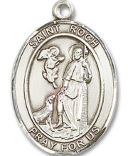 St. Roch Medal and Necklace