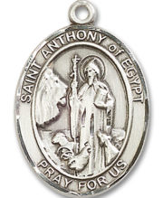 St. Anthony Of Egypt Medal and Necklace