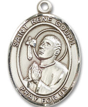 St. Rene Goupil Medal and Necklace