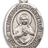 Corazon Inmaculado De Maria Medal and Necklace