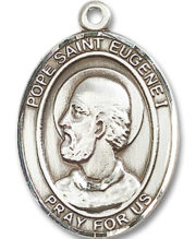 Pope Saint Eugene I Medal and Necklace
