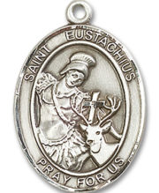 St. Eustachius Medal and Necklace