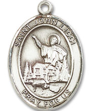 St. John Licci Medal and Necklace