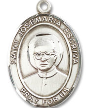 St. Josemaria Escriva Medal and Necklace