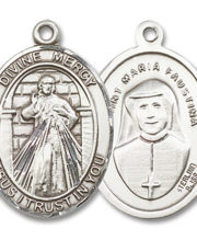Divine Mercy Medal and Necklace