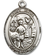 St. Vitus Medal and Necklace