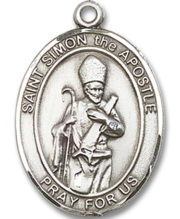 St. Simon Medal and Necklace