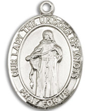 Our Lady Of Knots Medal and Necklace