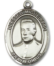 Blessed Miguel Pro Medal and Necklace