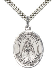 our lady rosa mystica medal