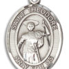 St. Theodore Stratelates Medal and Necklace