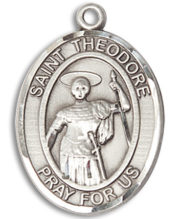 St. Theodore Stratelates Medal and Necklace