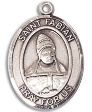 St. Fabian Medal and Necklace