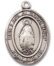 Our Lady Of Good Help Medal and Necklace