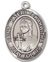 St. Kateri Tekakwitha Medal and Necklace
